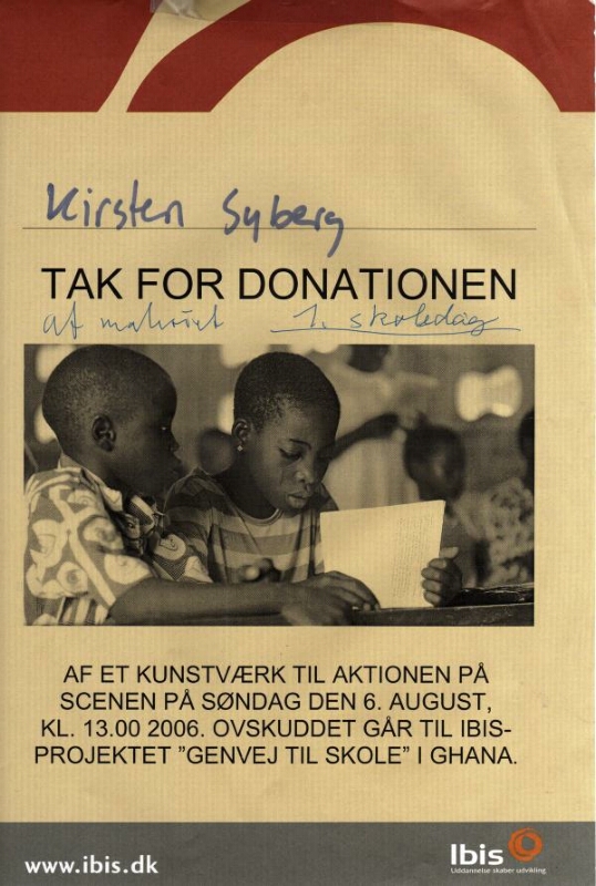 Ibis Donation